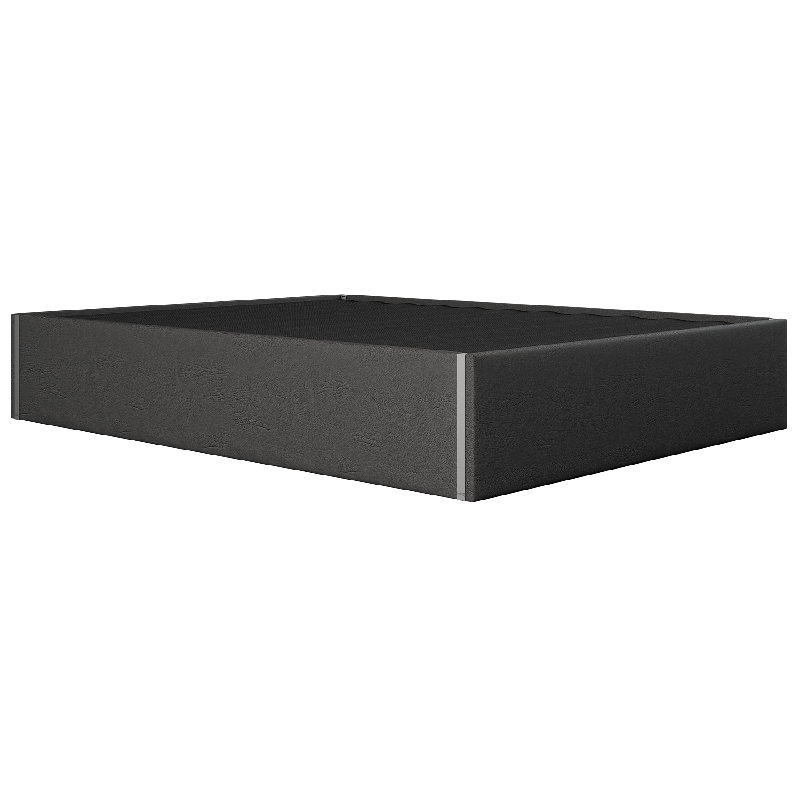 Sapan Upholstered Bed, Vintage Leather Jet Black, Full