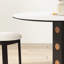 Table ronde simple en bois massif-333060035