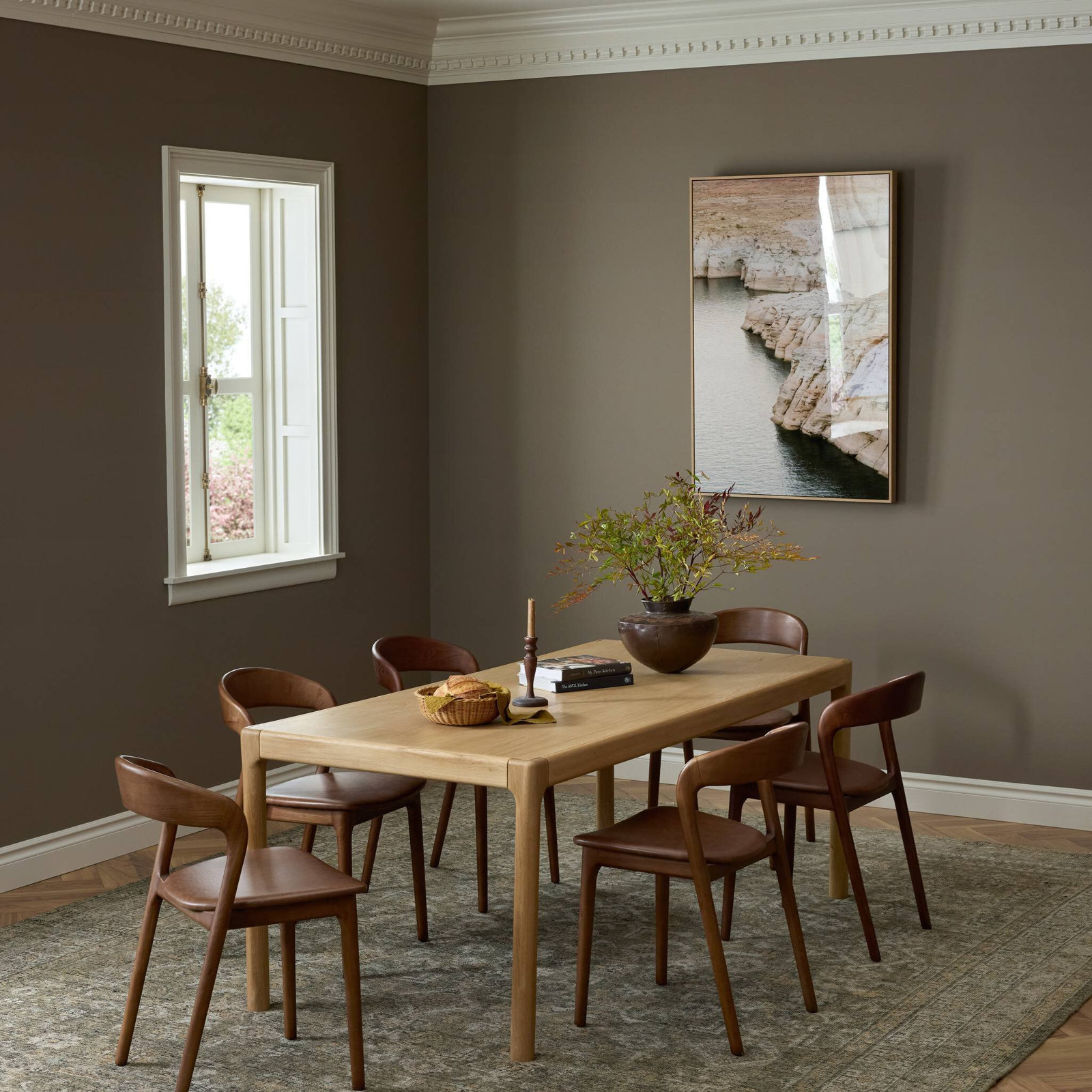Cosgrove 78'' Dining Table, Light Natural Oak