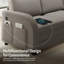 Canapé convertible en L 85,1 po avec lit escamotable, poche latérale et port USB-664710574
