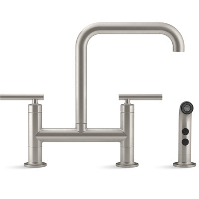 Kohler Purist Bridge Faucet with Sidespray