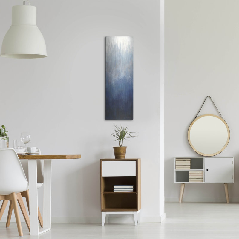 «Silver Wave I» par Silvia Vassileva, H 36 po x l 12 po