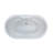Antigua 70'' x 41'' Whirlpool Acrylic Bathtub