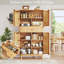 Armoire de rangement à 4 portes avec tiroir Canei