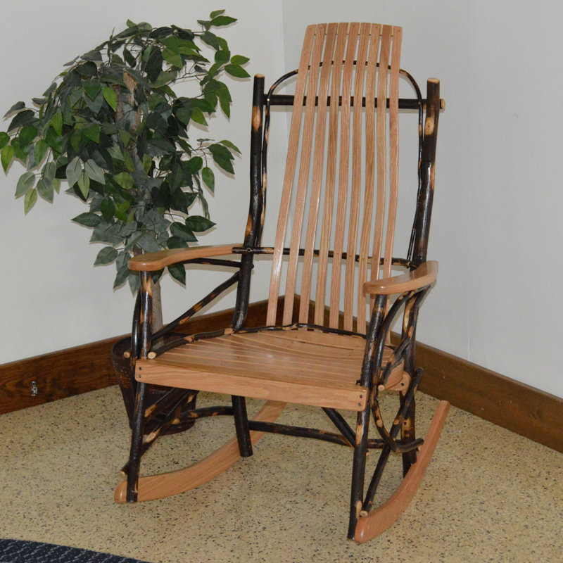 Chaise berçante ZanowitZ Hickory, Naturel