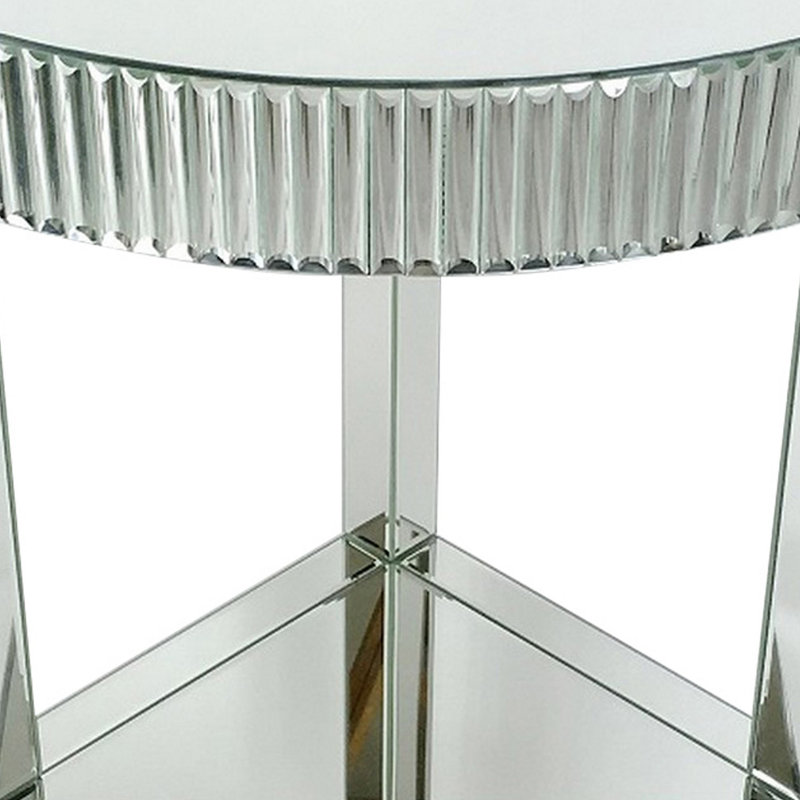 Glass Top End Table