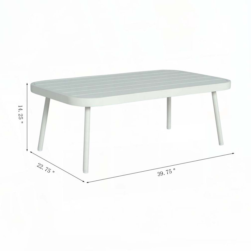 Outdoor Patio Loveseat and Table,, Grey