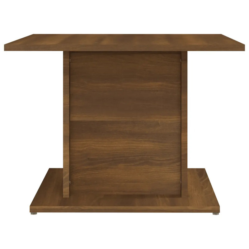 Coffee Table 55.5x55.5x40 cm Engineered Wood, Brown Oak