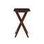 Berne 5 Piece Wood Folding Tray Table Set with Stand