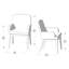 Fauteuil de salle à manger rembourré Ernesto-1264126786