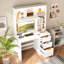 Computer Desk with Power Outlet-1266802894