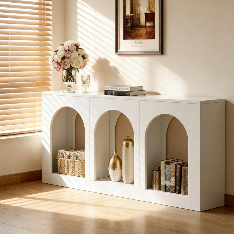 Stylish Arches Side Table,Entryway Table,Stable Console Table