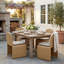 Chaise de patio en rotin