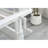 Hand Crank Adjustable Drafting Table Drawing Desk With 2 Metal Drawers (white)with Stool
