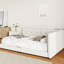 Grand lit tapissier beige - Structure portuaire avec structure en lin élégante-1598430175-1598430173