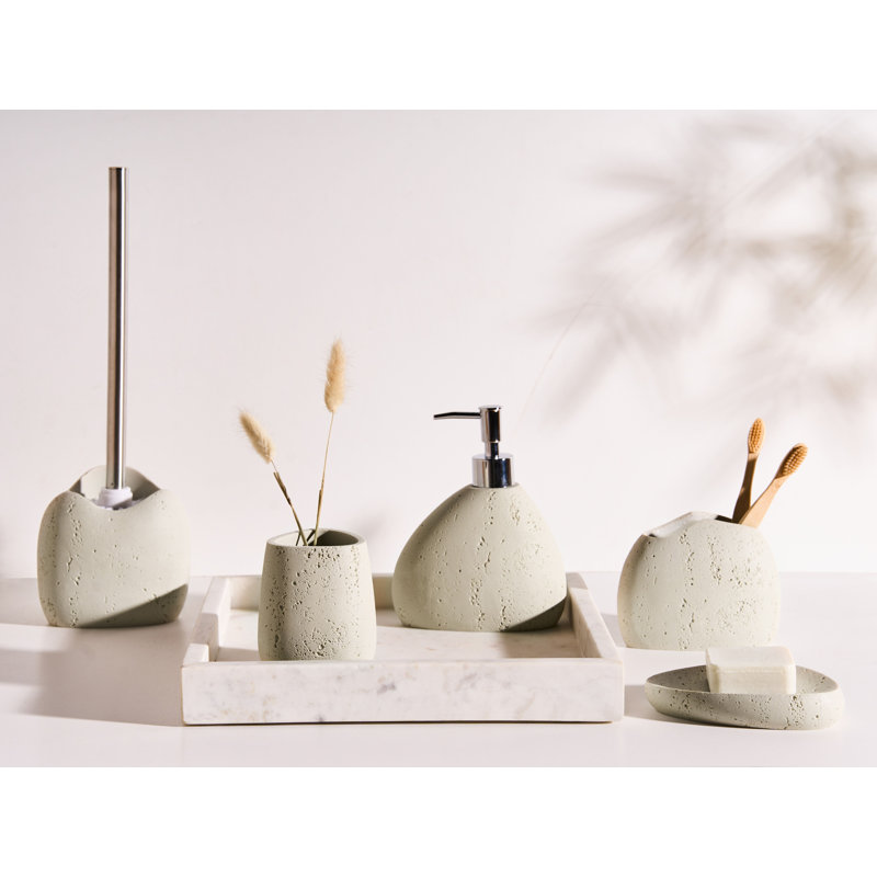 Bathroom Accessory Set, Beige