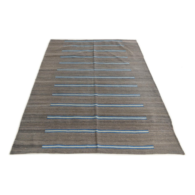 Tapis gris 4 x 6 Pinkerton