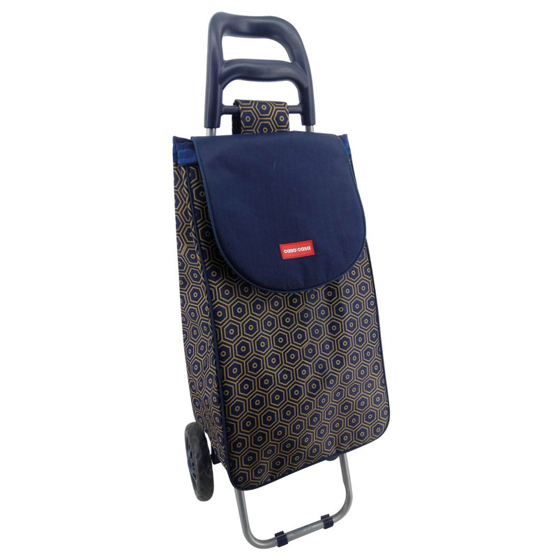 Casa & Casa 107cm H x 122cm W Shopping Trolley with Wheels