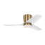 Visual Comfort Fan Colgin 44 Hugger LED Indoor Ceiling Fan with Matte White ABS blades and Handheld Remote-1296791319