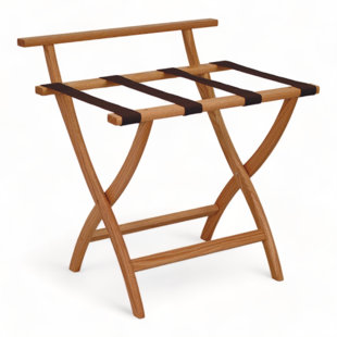 Folding Solid Wood Luggage Rack