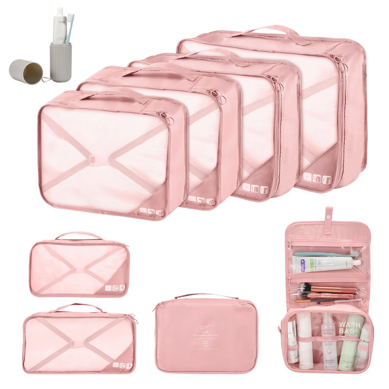 Rebrilliant Fabric Storage Bag, Pink
