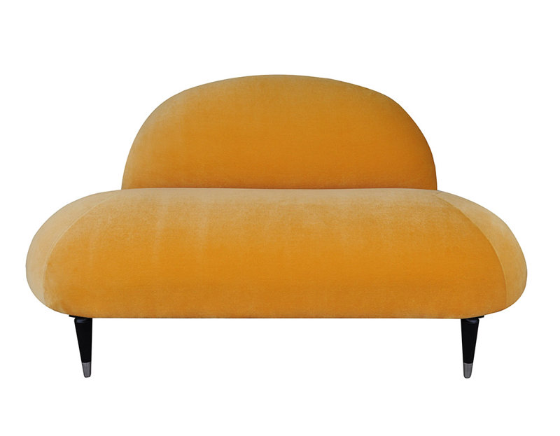 Beetle 2 Seater Sofa, Yellow