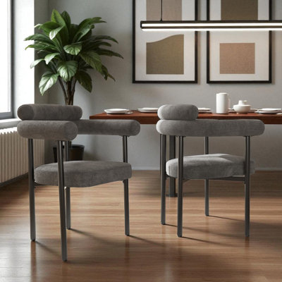 Dining Chairs Set Of 4 Upholstered Armchairs