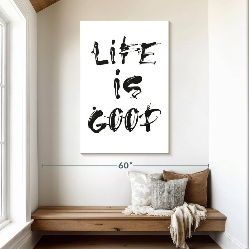 Tergel Life Is Good, H 48 po x l 32 po