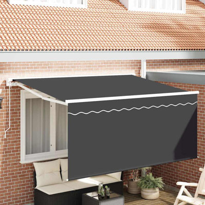VidaXL Retractable Patio Awning