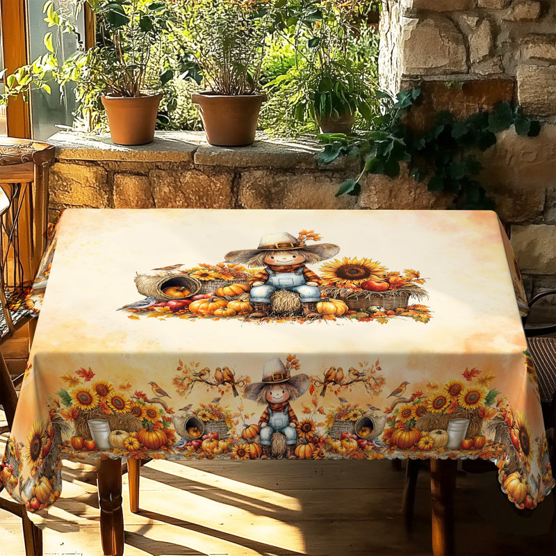 Nappe automne-hiver rectangulaire 140 x 180 cm, L 70,87 po x l 55,12 po