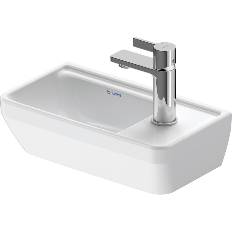D-Neo Hand Sink White High Gloss 15 3/4" with Faucet