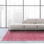Tapis rose foncé en laine noué à la main de conception unique 2000 pi 4 pi 9 po x 8 pi 7 po Odbert