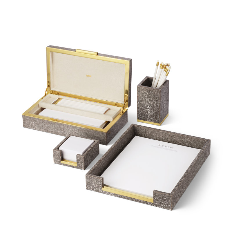 Shagreen Paper Organizer