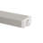 6-Person Light Gray Aluminum Patio Dining Table