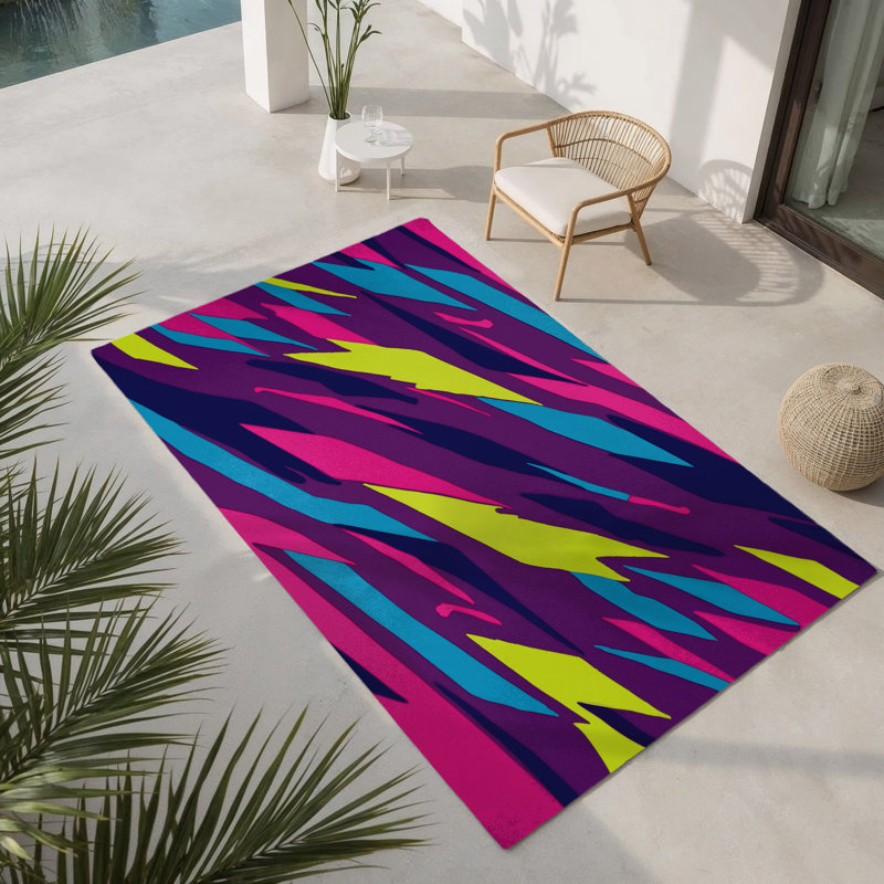 Tapis d'intérieur et d'extérieur Dynamo Fade, Rectangle 1 pi 6 po x 2 pi 6 po