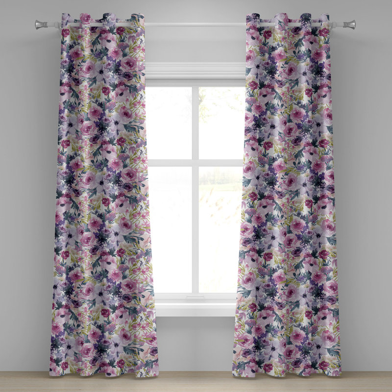 Semi Sheer Curtain Pair