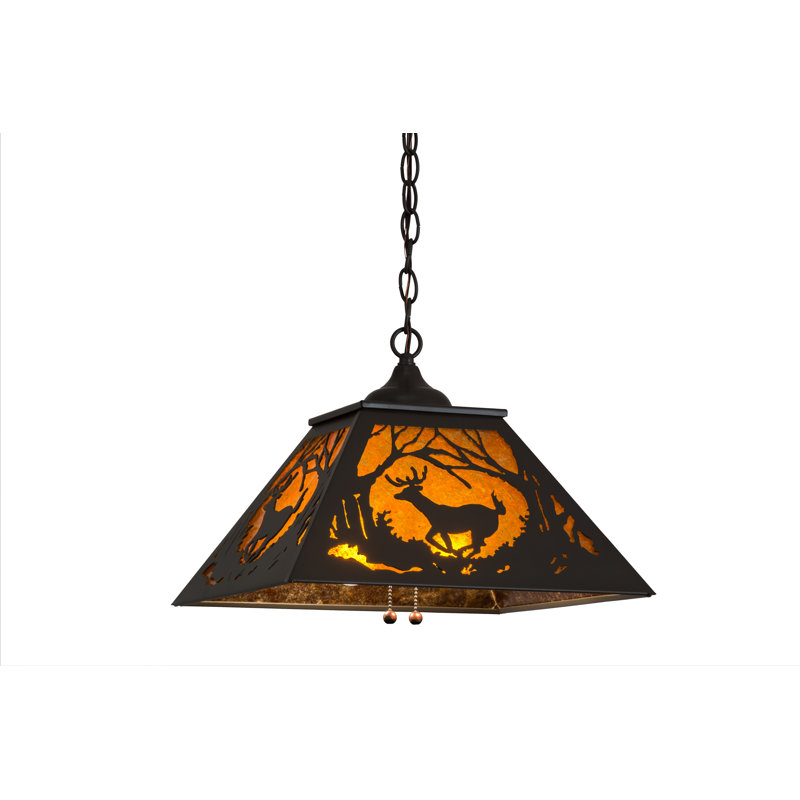 Rustic Lodge 2 - Light Pendant, Timeless Bronze