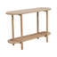 Hedda Rattan & Wood Console 45" Console Table