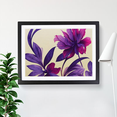 Unforgettable Watercolour Flowers - Framed Print