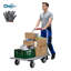 Chariot à plateforme robuste, chariots à plat pliables, capacité de 2000 lb, avec roulettes de frein pivotantes de 6 po, pliables pour un rangement facile (36 po x 24 po)