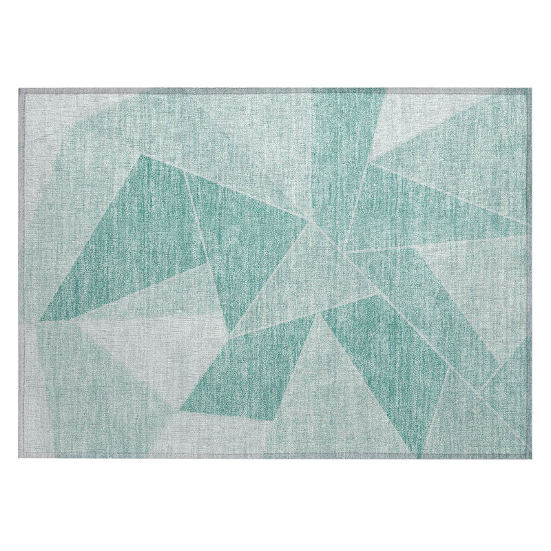 Tapis intérieur / extérieur Kinslee, Rectangle 1 pi 8 po x 2 pi 6 po