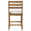 Ensemble de bar de patio, table de patio et chaises avec chaises ergonomiques 5 pièces-129345189