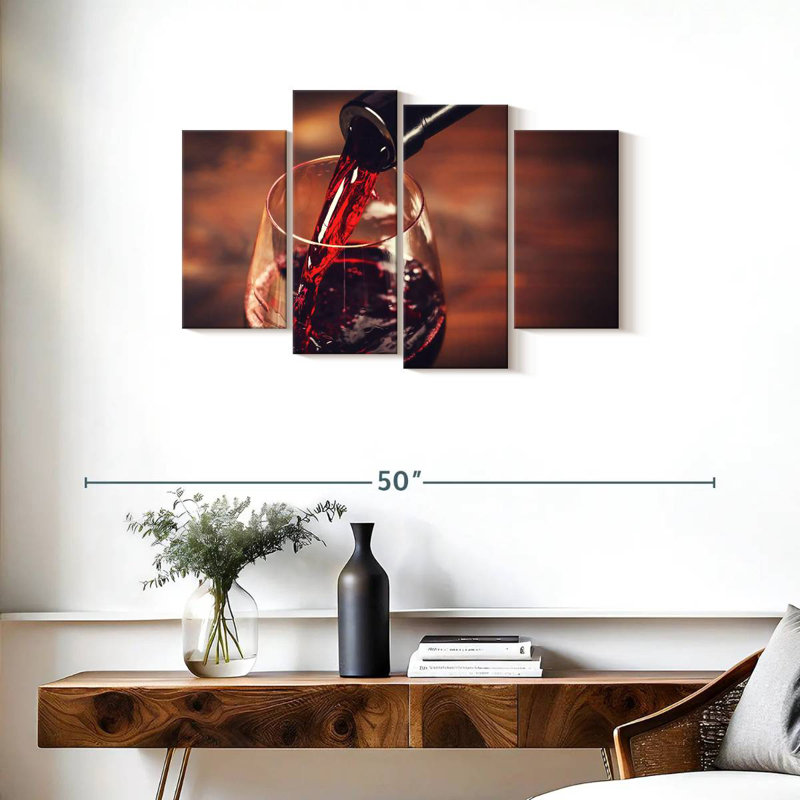 Red Wine Tasting, 22" H x 36" W