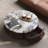 Round marble coffee table