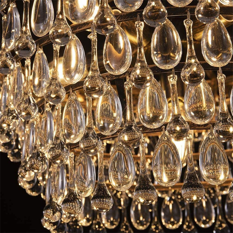 Vigue 6 - Light Crystal Chandelier