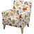 Crème avec motif floral