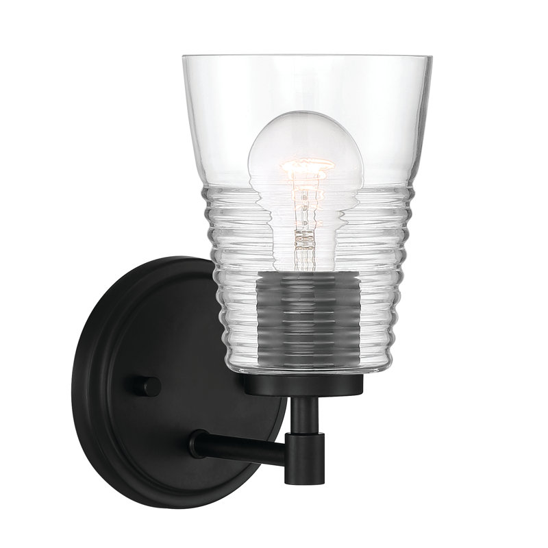 Deboer Armed Sconce, Matte Black