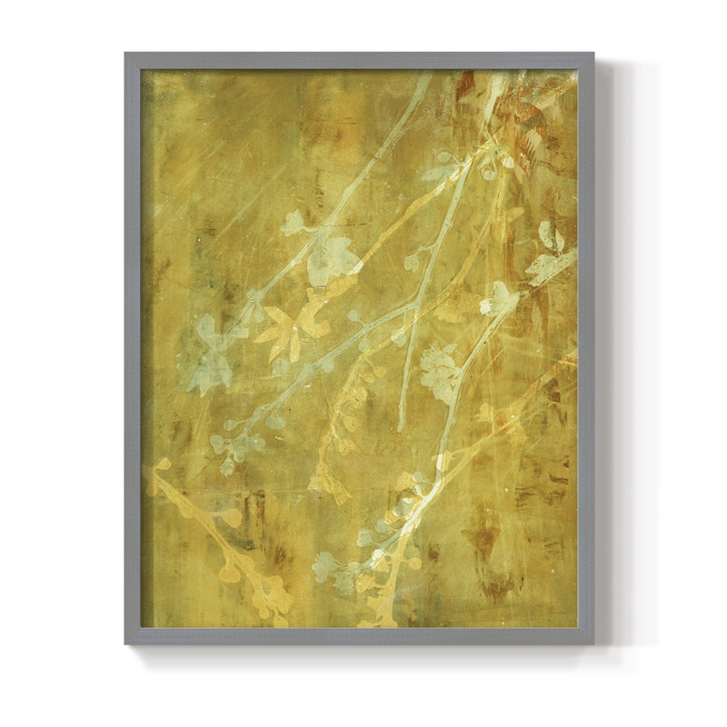 «Breathe Out», reproduction encadrée - bois massif, H 30 po x l 24 po, Gris