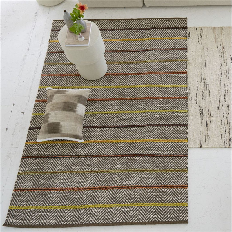 Porthminster Ochre Rug, Rectangle 5'4" x 8'7"