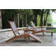 Patio Chair with Ottoman
